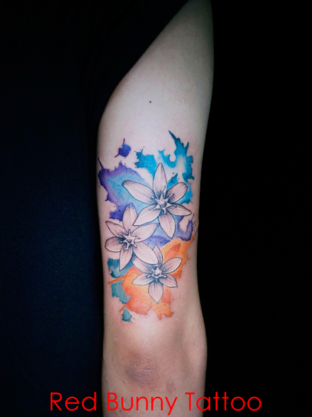 ԁ@ʉ@^gD[fUC flower tattoo