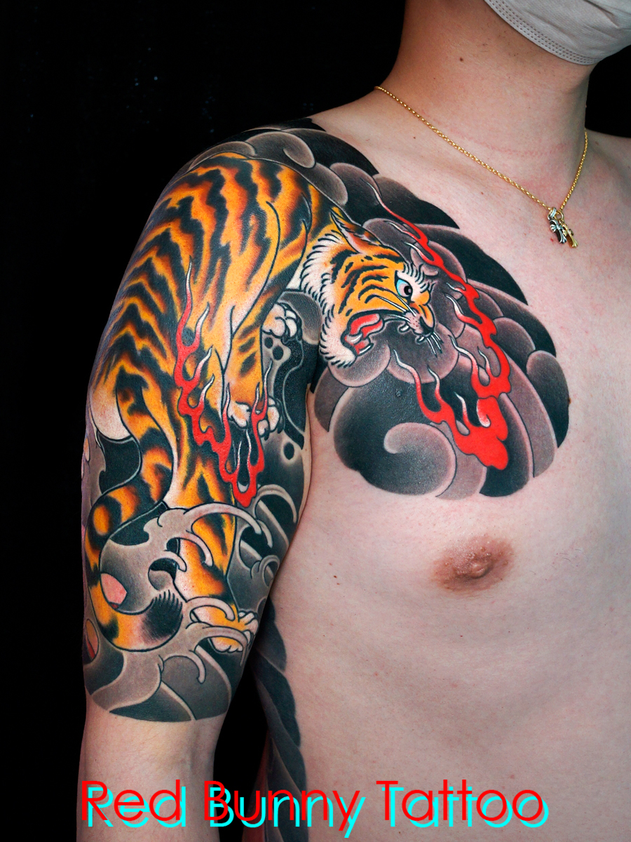 Ձ@g@h@a@^gD[fUC@ܕ@japanese tiger tattoo