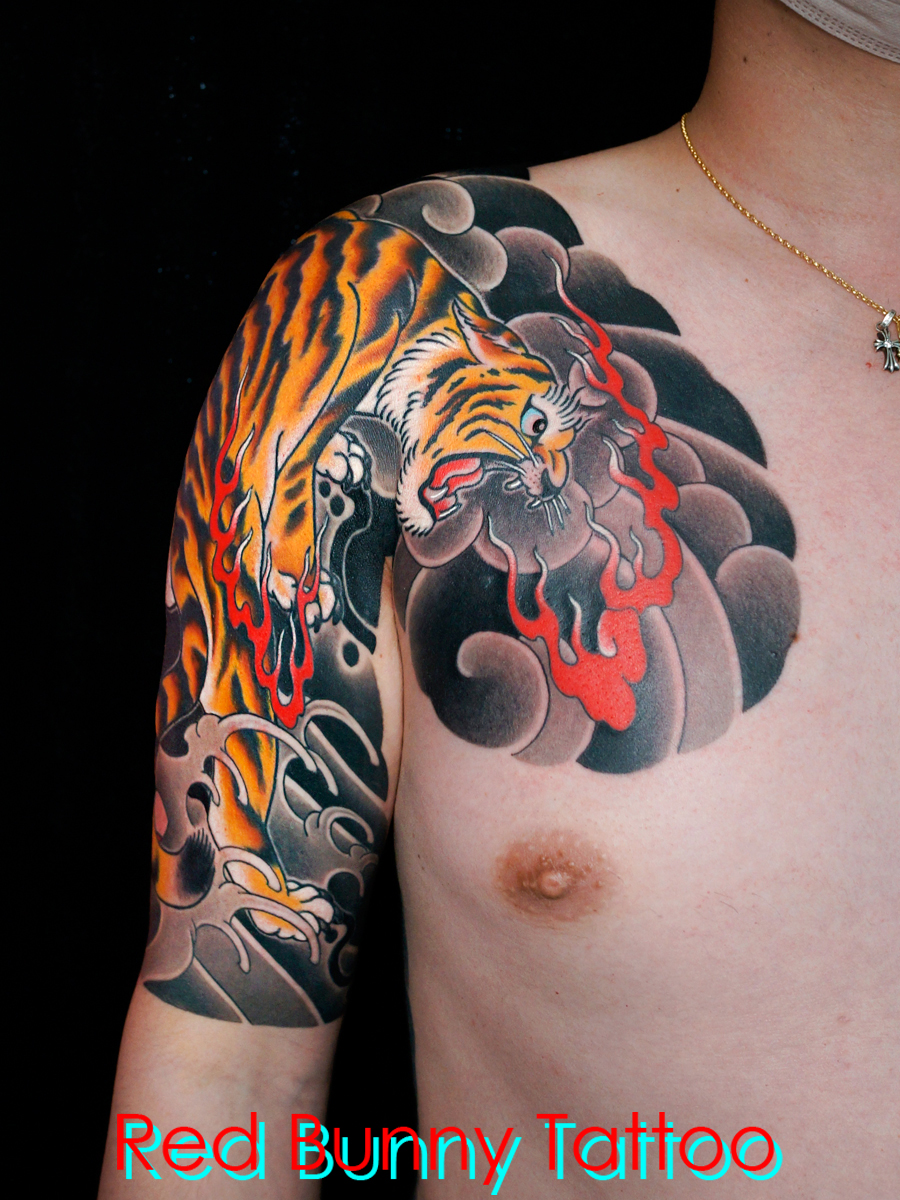 Ձ@h@a@^gD[fUC japanese tiger tattoo