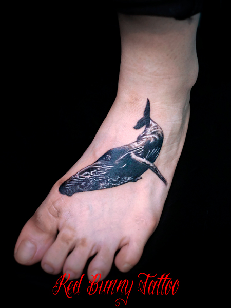 NW ̍b ^gD[fUC  whale tattoo