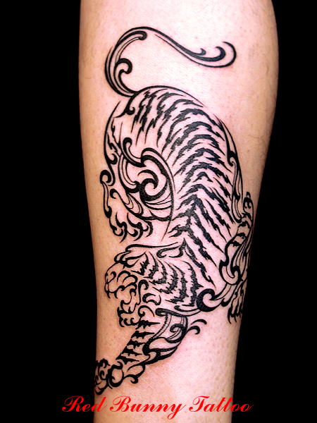 トラ tribal トライバル　　　　(タトゥー tattoo  画像 デザイン)