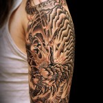 トラ tiger　   （刺青  タトゥー tattoo　画像 デザイン)