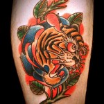 トラ tiger　   （刺青  タトゥー tattoo　画像 デザイン)