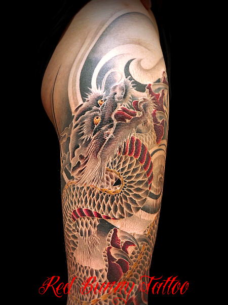 龍,刺青,タトゥー,tattoo,画像,デザイン
