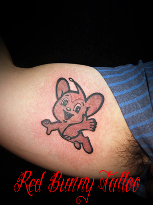 ピーポ君 東京 タトゥースタジオ 吉祥寺 Red Bunny Tattoo デザイン 画像