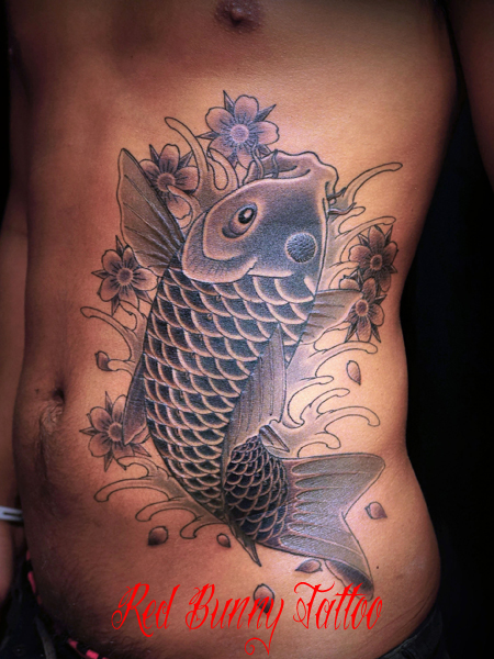 鯉の刺青・タトゥーデザインの紹介