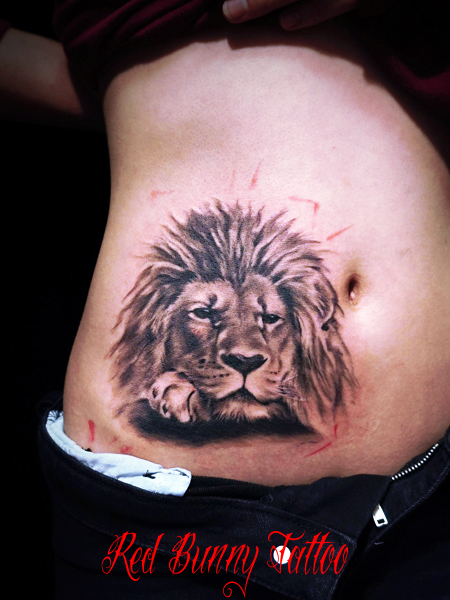 ライオンのタトゥーデザイン lion tattoo