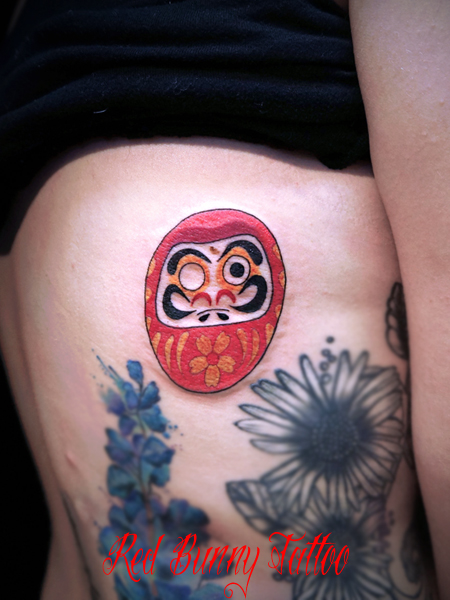 ダルマの刺青・タトゥーデザイン daruma tattoo
