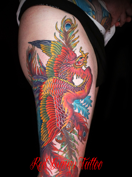 鳳凰の刺青・タトゥーデザイン japanese phoenix tattoo