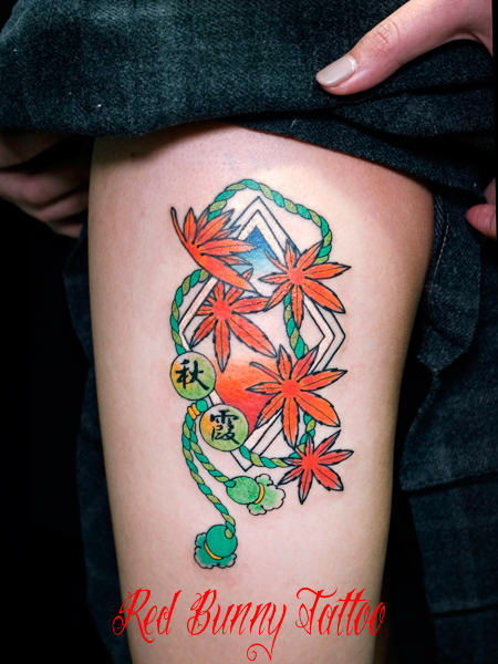 紅葉 和風 刺青 タトゥーデザイン momiji japanese tattoo