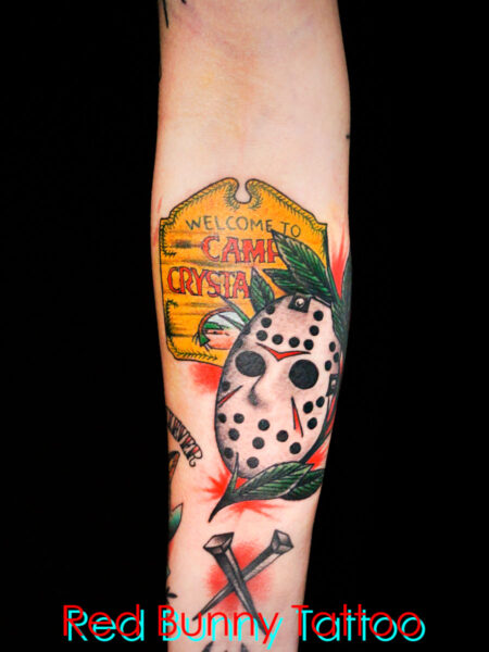 13日の金曜日・ジェイソン　タトゥーデザイン　Friday the 13th tattoo 映画　ホラー