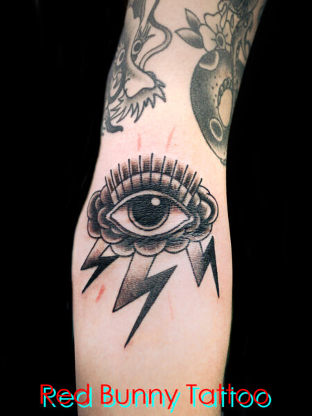 プロビデンスの目のタトゥーデザイン　Eye of Providence tattoo キリスト教　イルミナティ　秘密結社