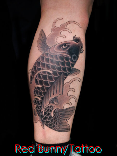 鯉の刺青・タトゥーデザイン japanese carp tattoo