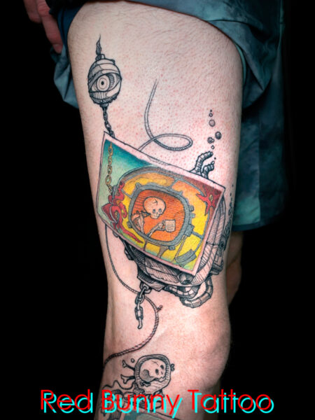 マグヌスタトゥーデザイン　スカル　キャラクター skull tattoo