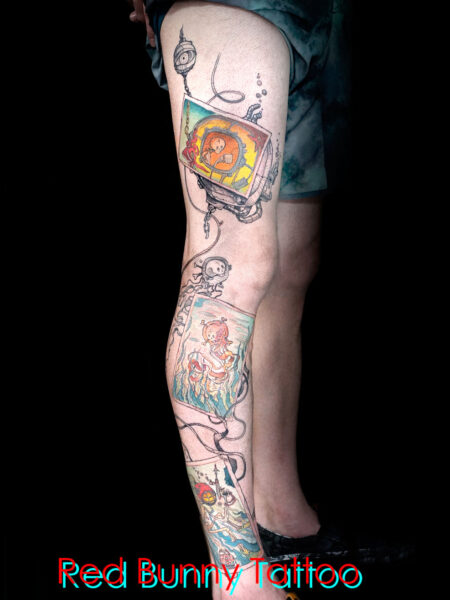 マグヌスタトゥーデザイン　スカル　キャラクター skull tattoo