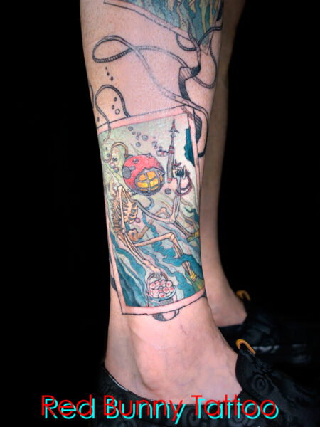 マグヌスタトゥーデザイン　スカル　キャラクター skull tattoo