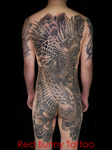 女性彫師 あかつき 刺青 和彫りの画像 デザイン紹介