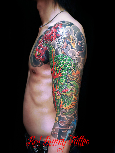 彫富貴4 東京 吉祥寺 Redbunnytattoo 刺青 和彫りのデザイン紹介