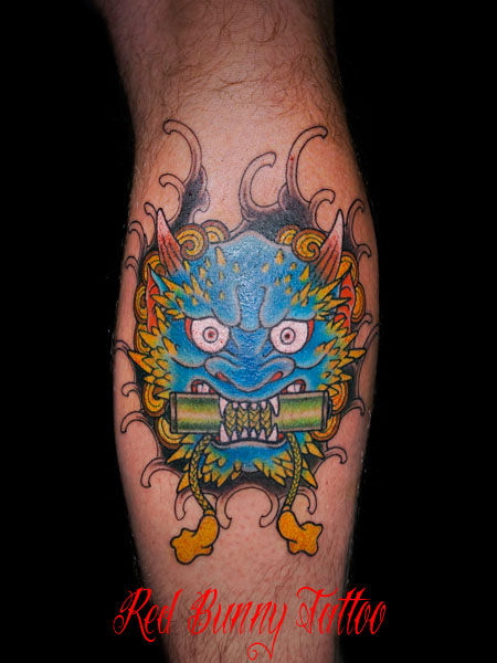 S h ^gD[fUC oni mask tattoo