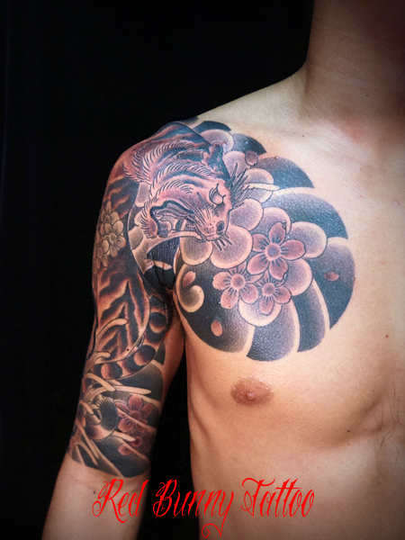 彫富貴4 東京 吉祥寺 Redbunnytattoo 刺青 和彫りのデザイン紹介