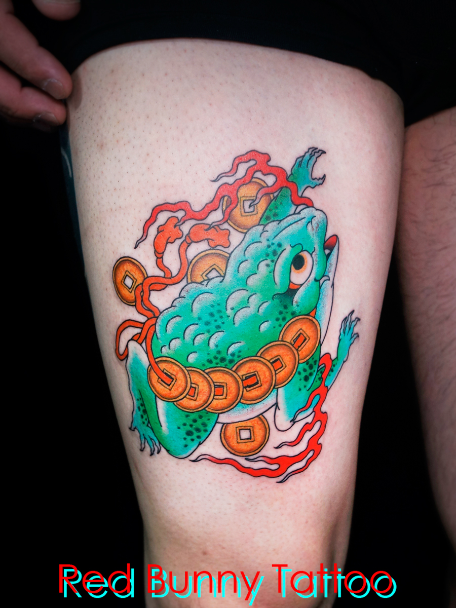 K^@^gD[fUC@h@N frog tattoo