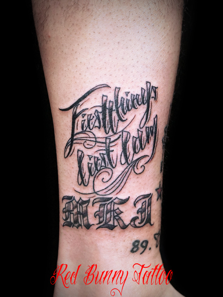  XNvg ^gD[fUC letter tattoo