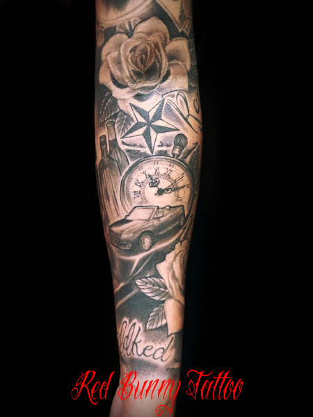 彫辻 タトゥーデザイン 画像の紹介 東京 吉祥寺 Redbunnytattoo