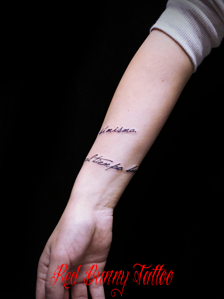 ^gD[fUC  letter tattoo@r@