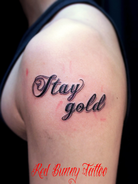  ^gD[fUC letter stay gold