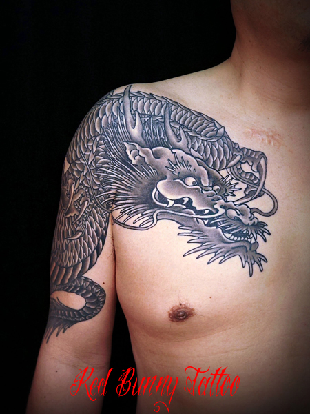龍 の刺青 タトゥー 和彫りの画像やデザインを紹介