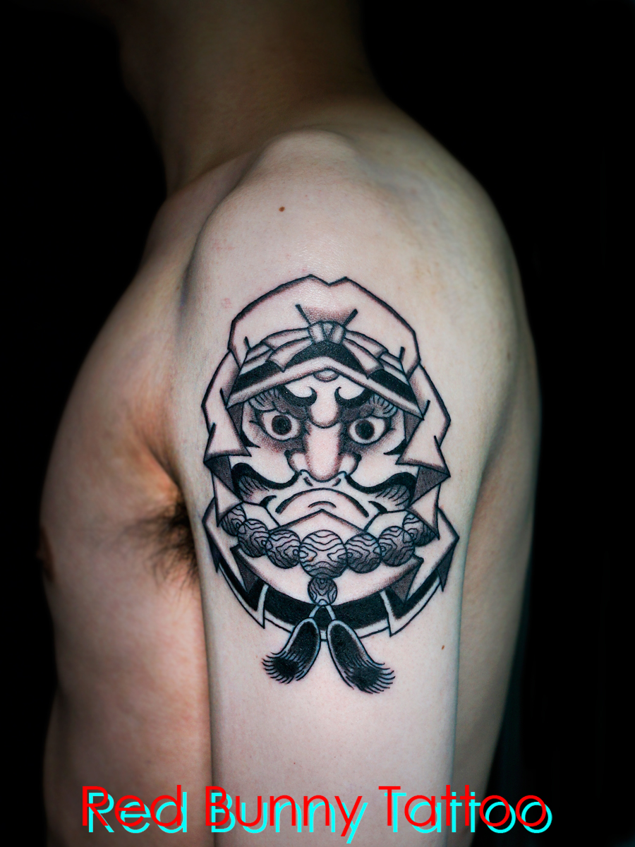 B@܂̃^gD[fUC@daruma tattoo ٌcB